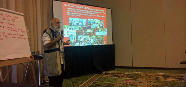 Dr Farvar’s presentation during the conservation campus session: Conserving nature via self-determination and resistance to destructive development in ICCAs